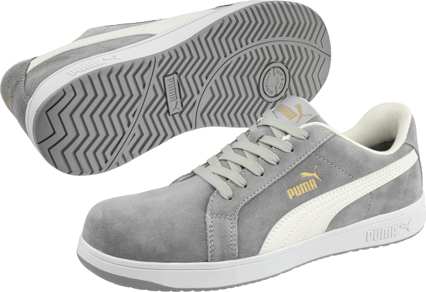 PUMA ICONIC SUEDE GREY LOW 64.003.0 Shoeteq by Belconfect